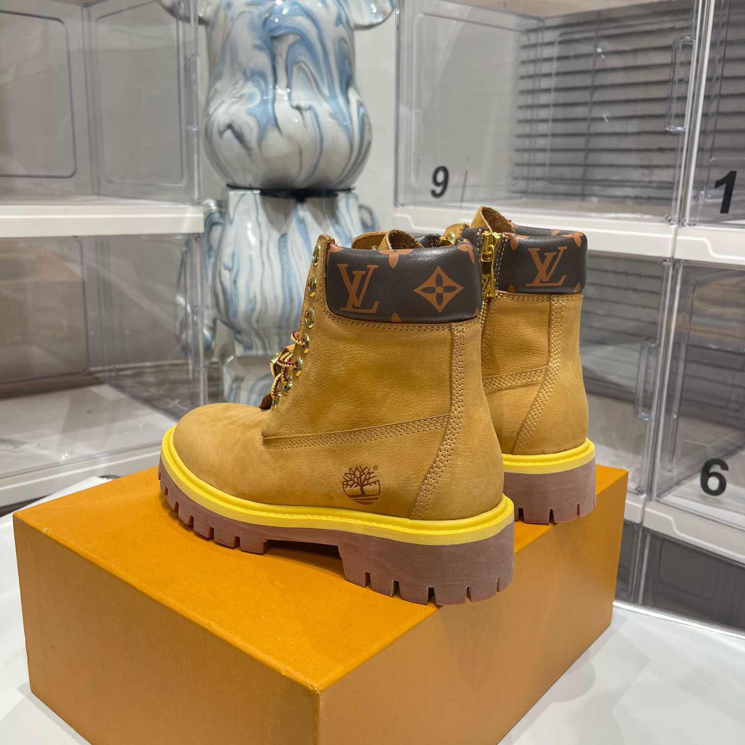 Louis Vuitton x 6 Inch Ankle Boot 'Wheat' - FashionPlug