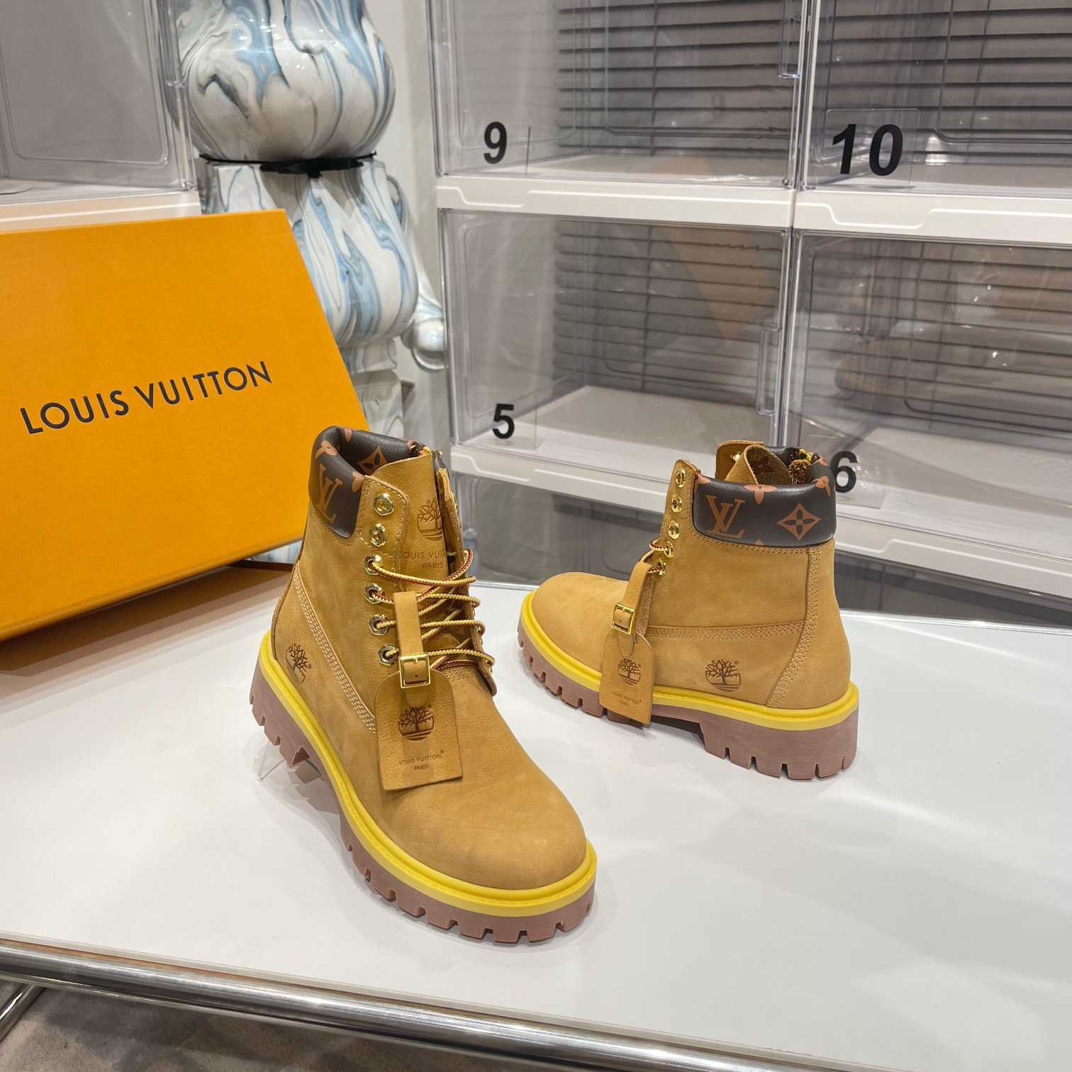 Louis Vuitton x 6 Inch Ankle Boot 'Wheat' - FashionPlug