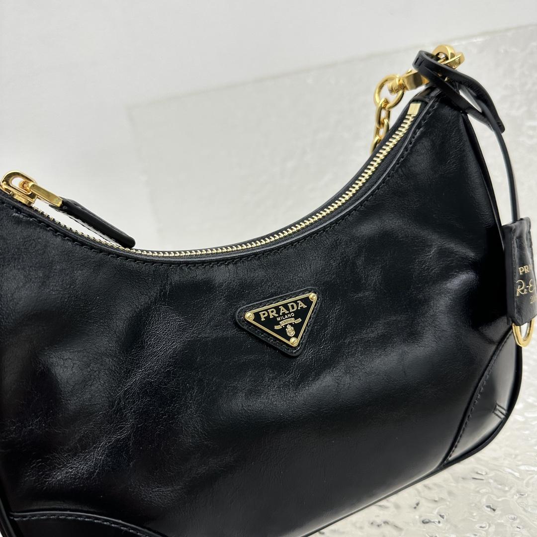 Prada Re-Edition 2005 Naplak Patent Leather Bag - FashionPlug