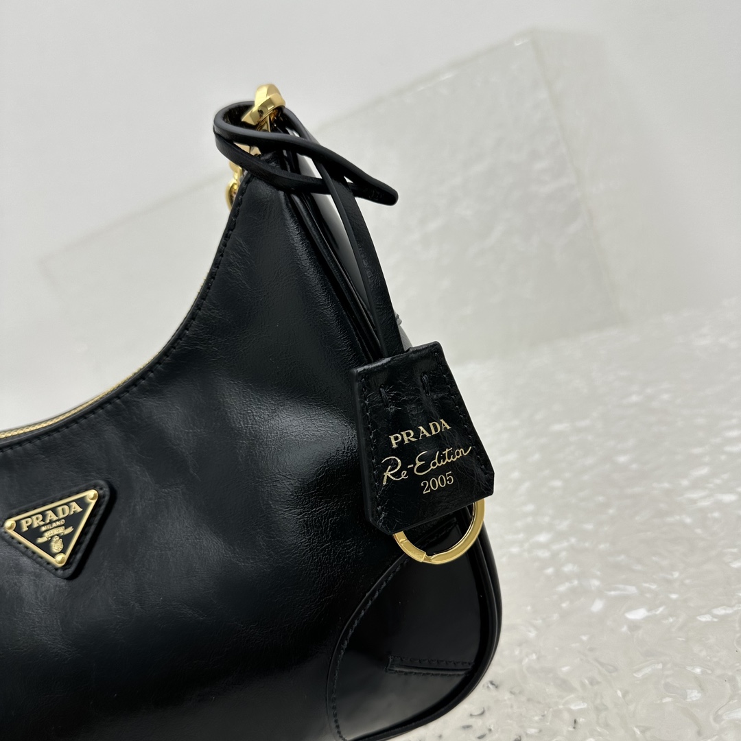 Prada Re-Edition 2005 Naplak Patent Leather Bag - FashionPlug