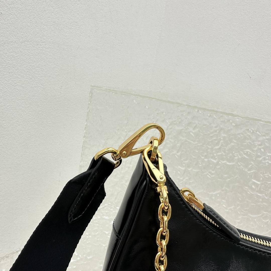 Prada Re-Edition 2005 Naplak Patent Leather Bag - FashionPlug