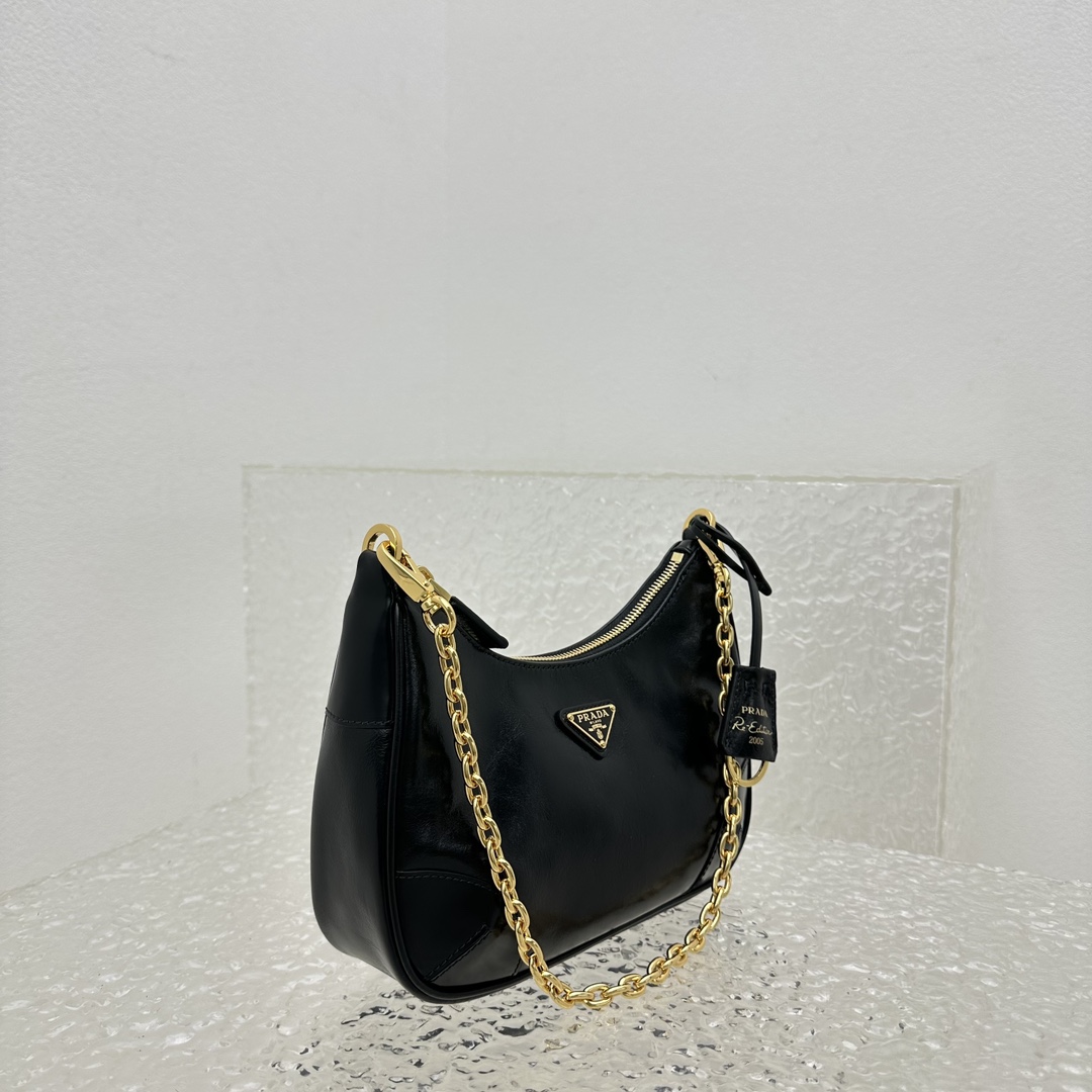 Prada Re-Edition 2005 Naplak Patent Leather Bag - FashionPlug