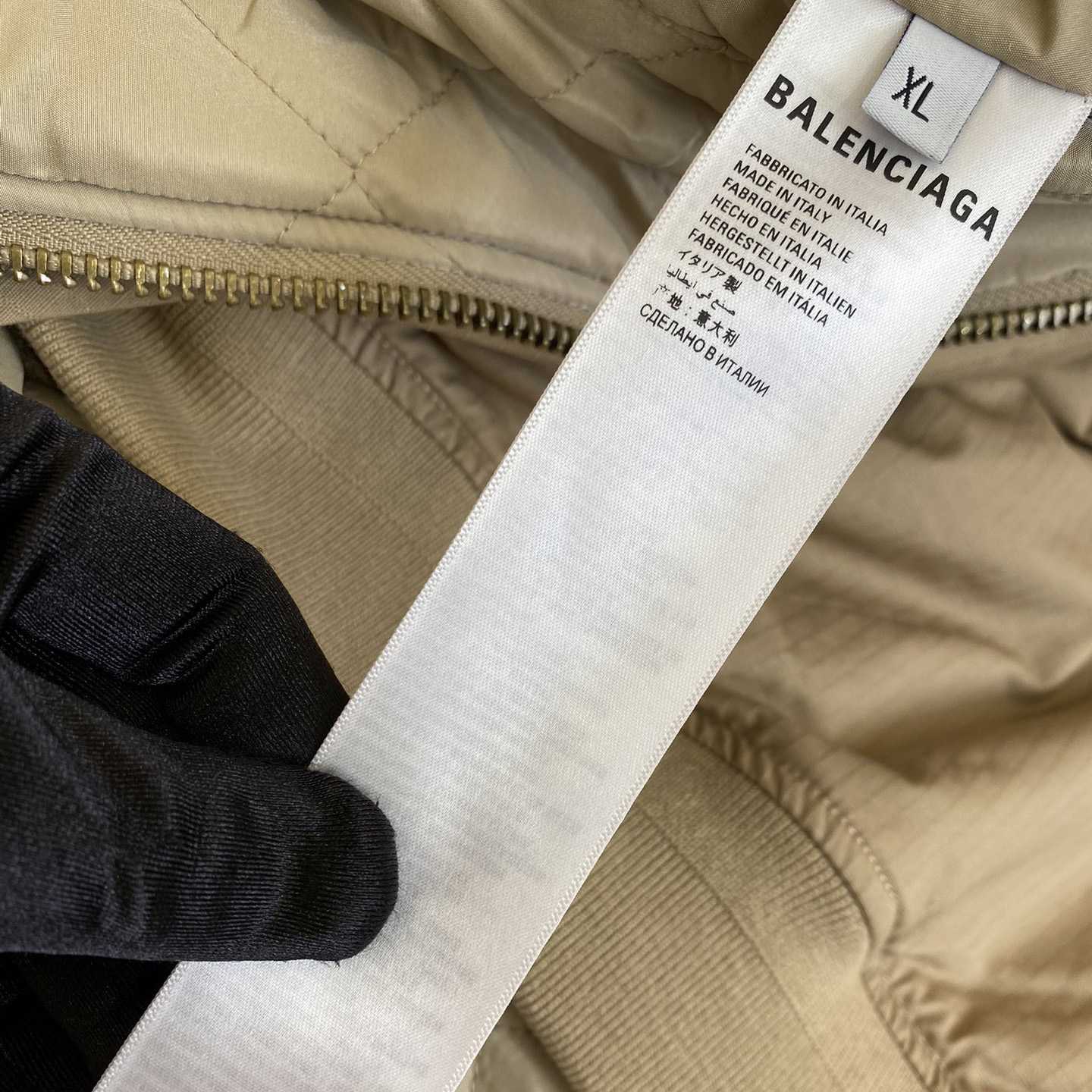 Balenciaga Hooded Bomber Jacket - FashionPlug