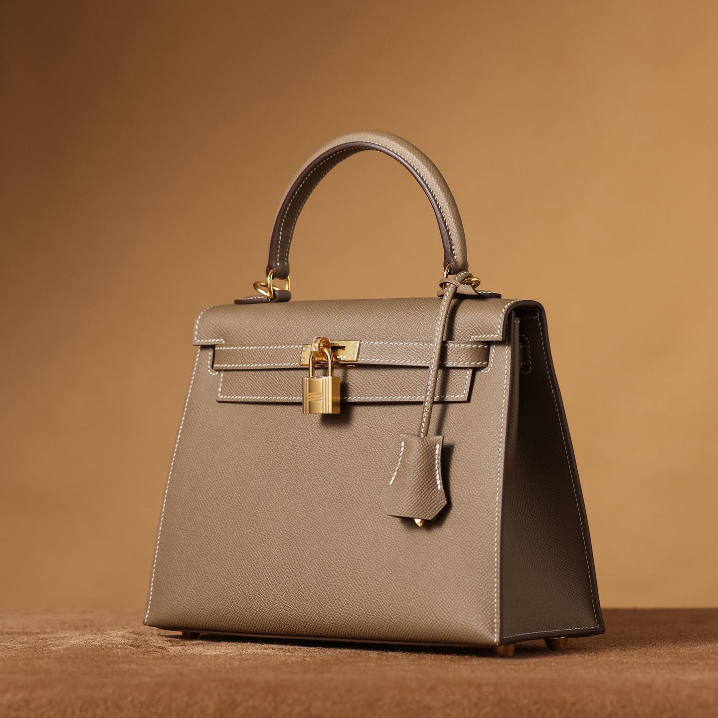 Hermes Kelly 20 Handbag (25*17*7cm) - FashionPlug