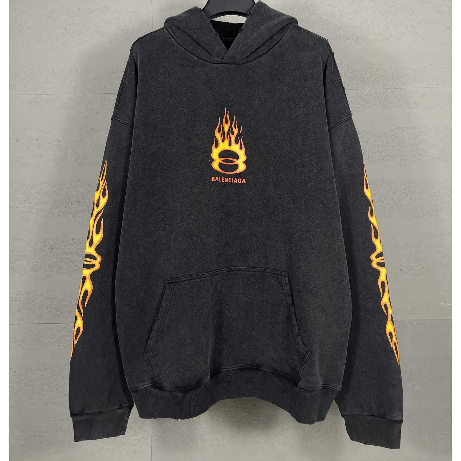 Balenciaga Oversized Flame Hoody - FashionPlug
