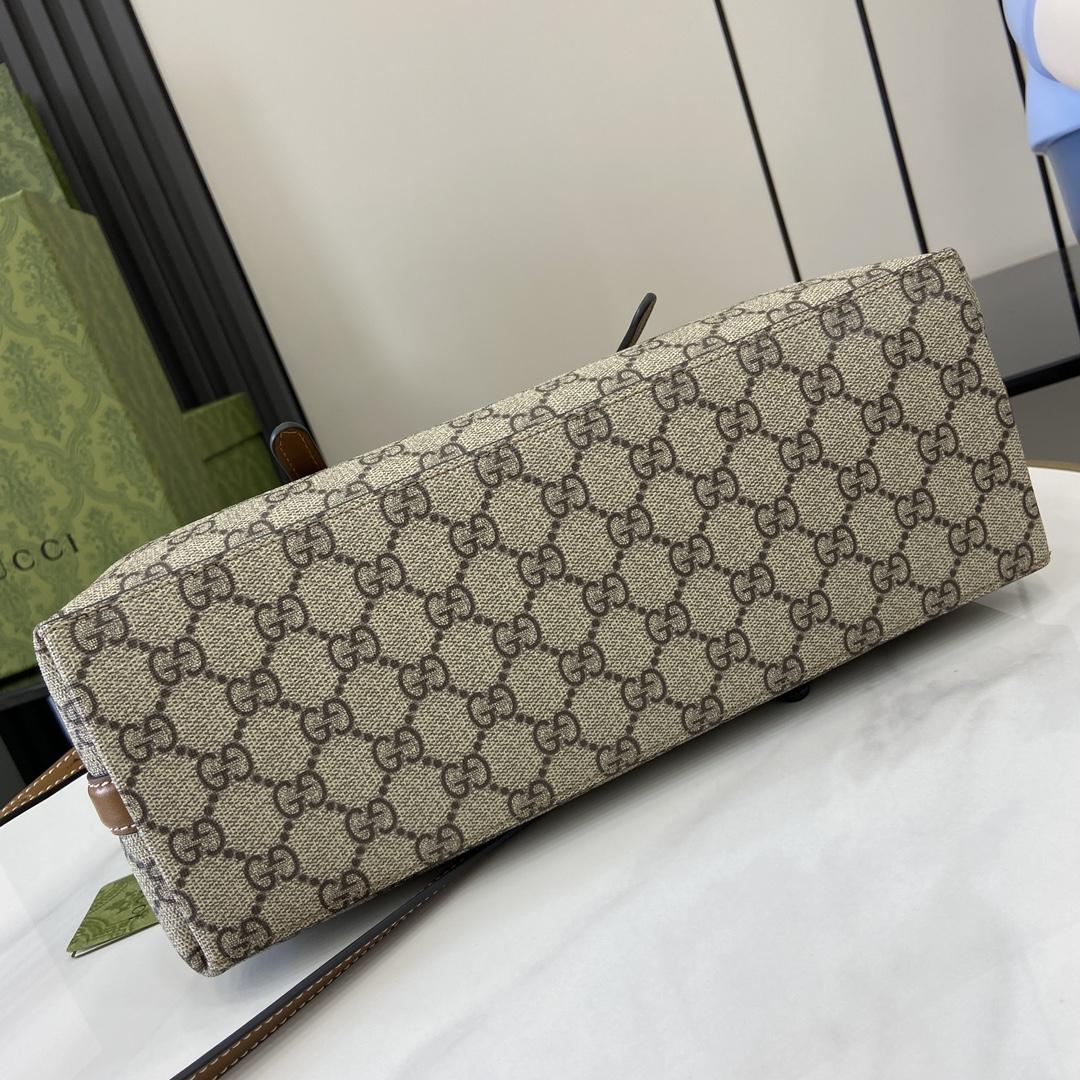 Gucci GG Emblem Small Tote Bag - FashionPlug