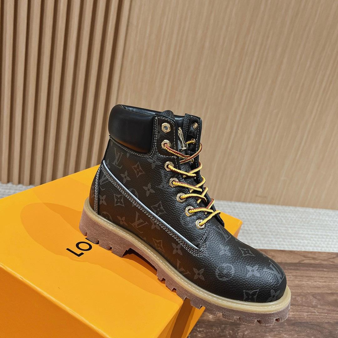 Louis Vuitton x Timberland Ankle Boot - FashionPlug