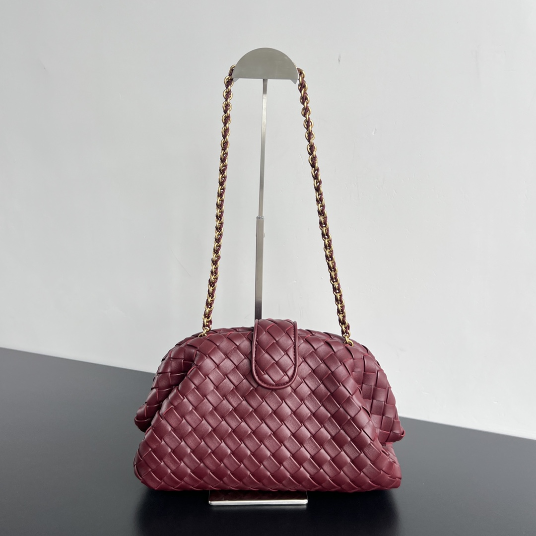 Bottega Veneta Teen Lauren 1980 With Chain   - FashionPlug
