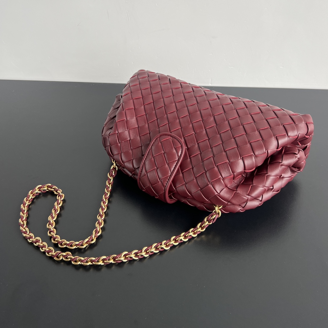 Bottega Veneta Teen Lauren 1980 With Chain   - FashionPlug