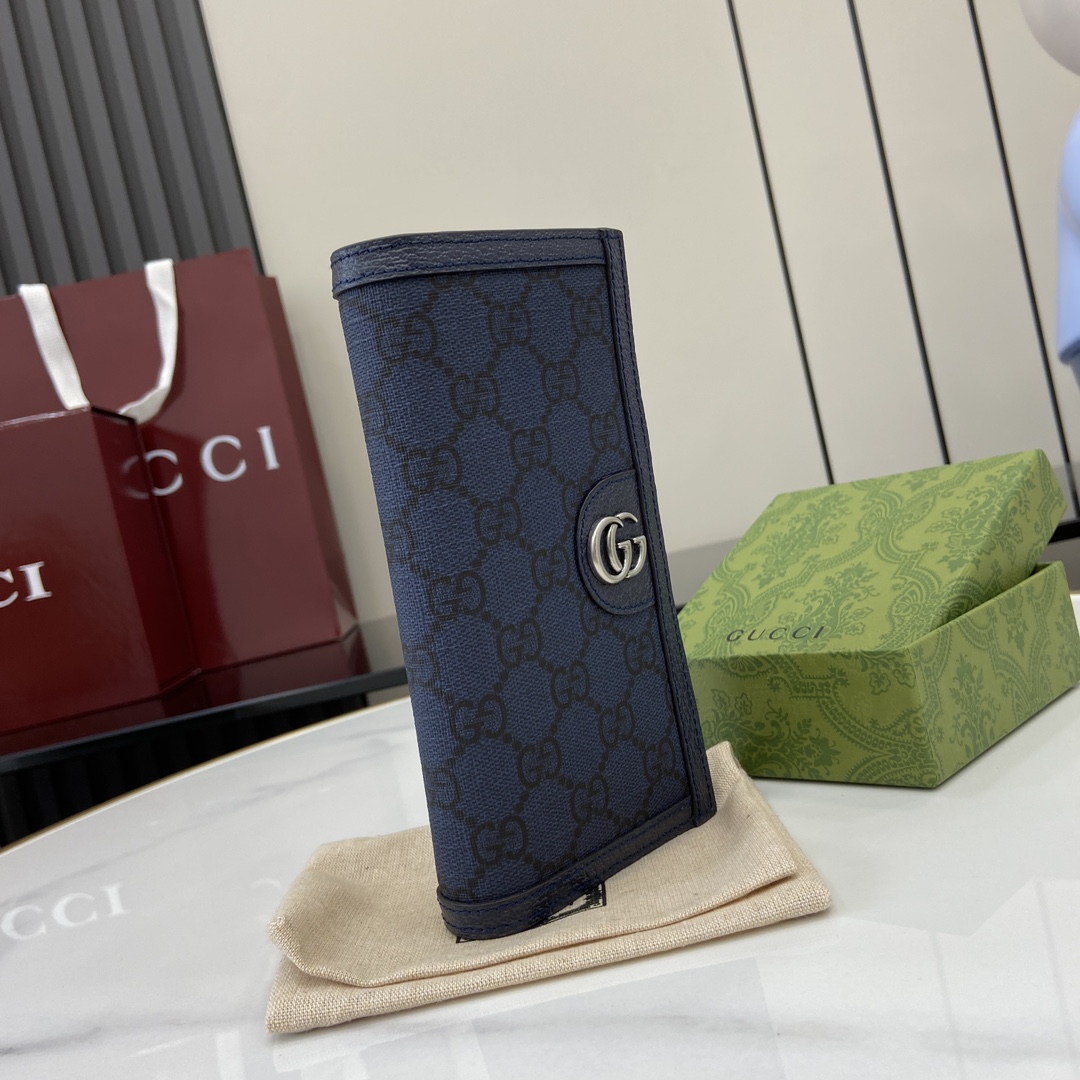 Gucci Ophidia Long Wallet  - FashionPlug