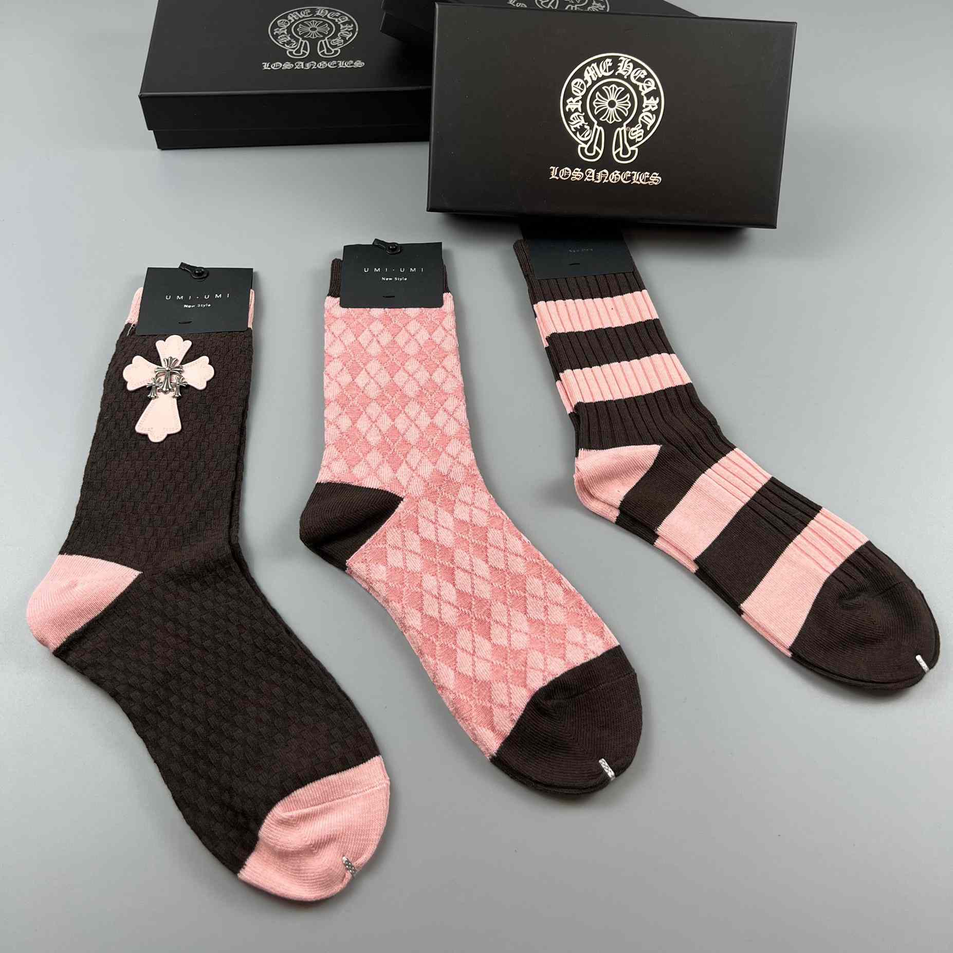 Chrome Heart Socks/Box - FashionPlug