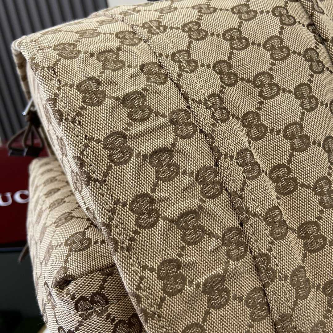 Gucci Medium Backpack With Gucci Logo - FashionPlug