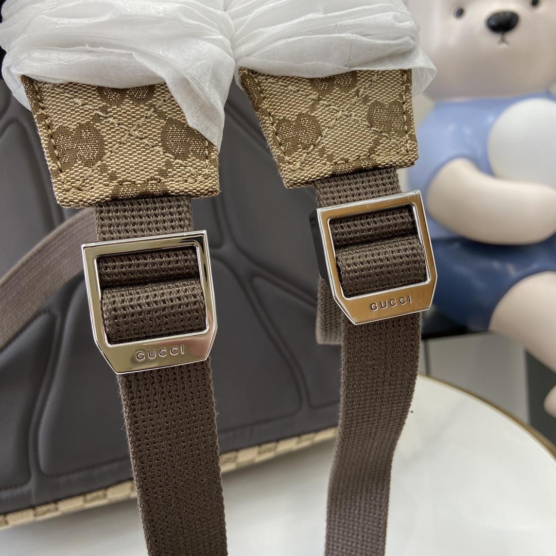 Gucci Medium Backpack With Gucci Logo - FashionPlug