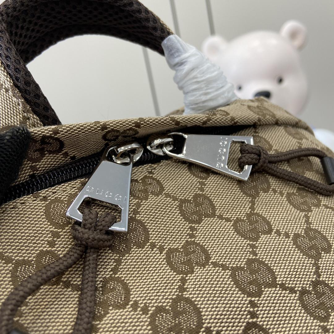 Gucci Medium Backpack With Gucci Logo - FashionPlug