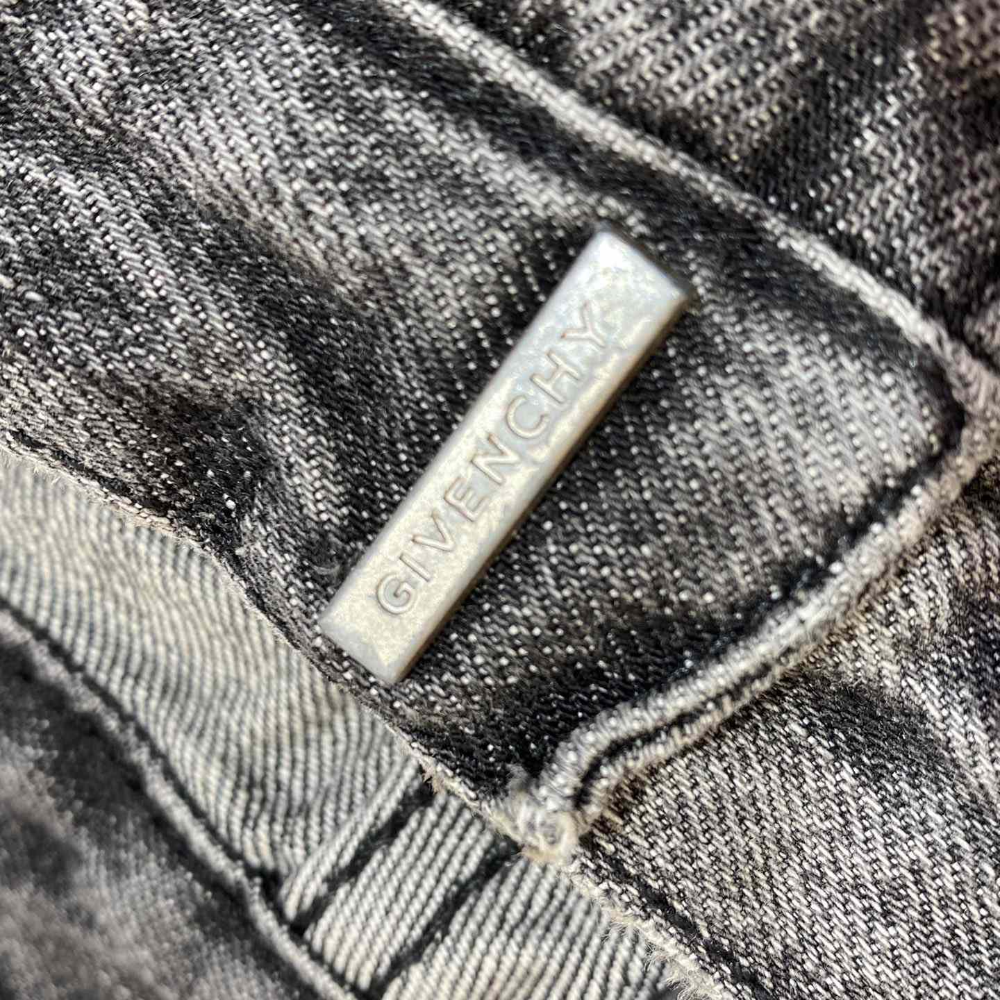 Givenchy Distressed Straight-leg Jeans - FashionPlug