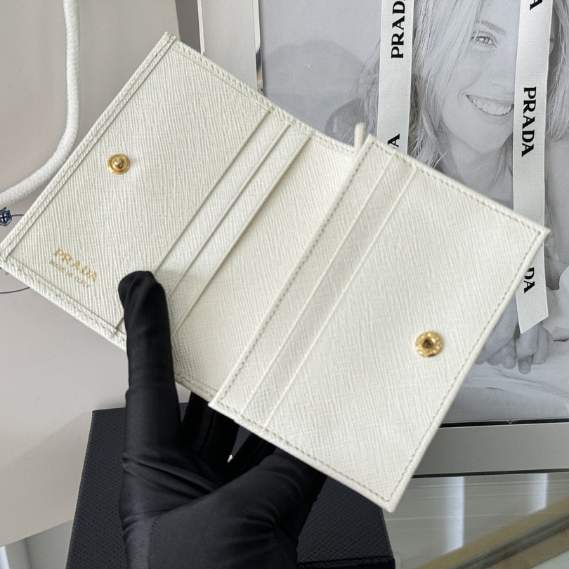 Prada Saffiano Leather Wallet    11.2x8.5cm - FashionPlug