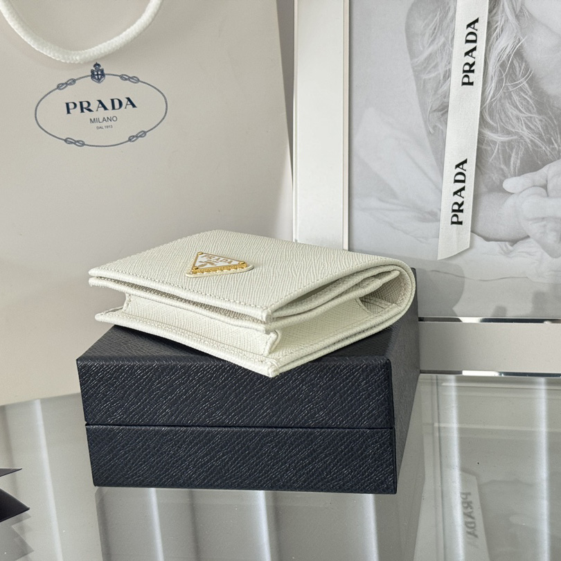 Prada Saffiano Leather Wallet    11.2x8.5cm - FashionPlug