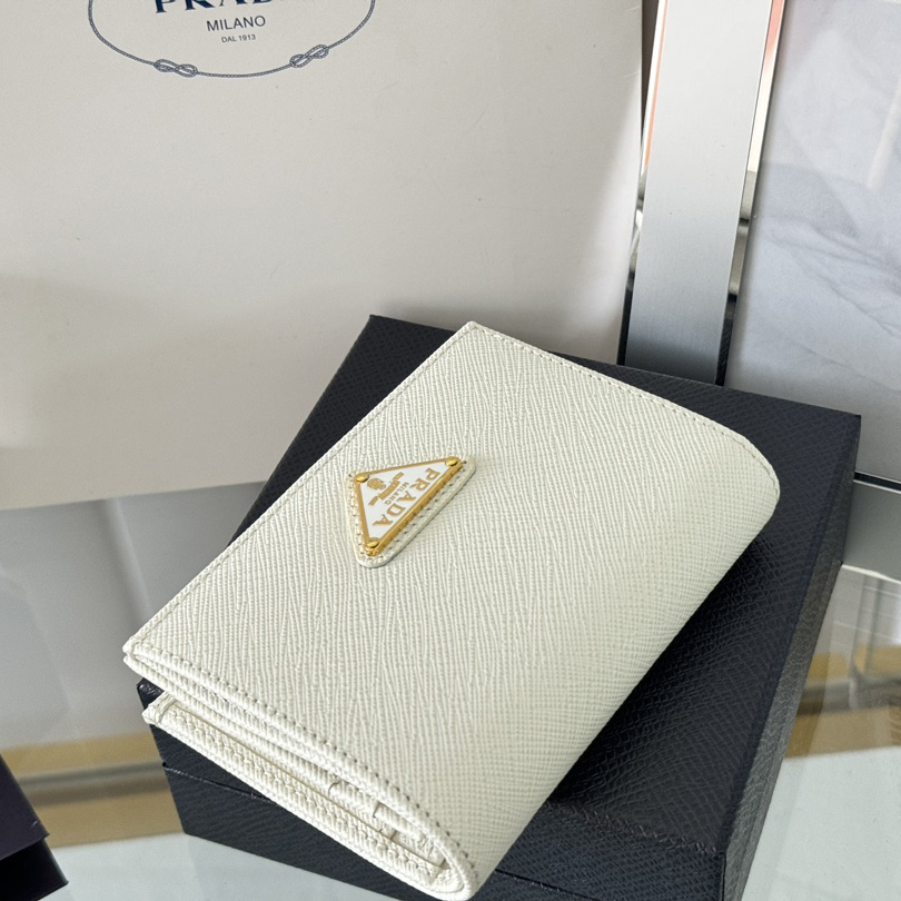Prada Saffiano Leather Wallet    11.2x8.5cm - FashionPlug