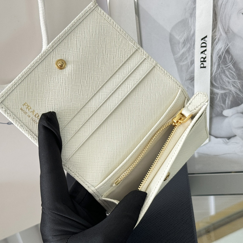 Prada Saffiano Leather Wallet    11.2x8.5cm - FashionPlug