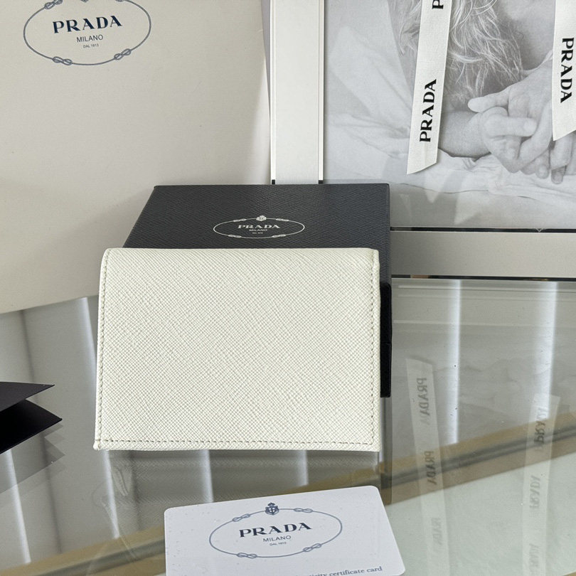 Prada Saffiano Leather Wallet    11.2x8.5cm - FashionPlug