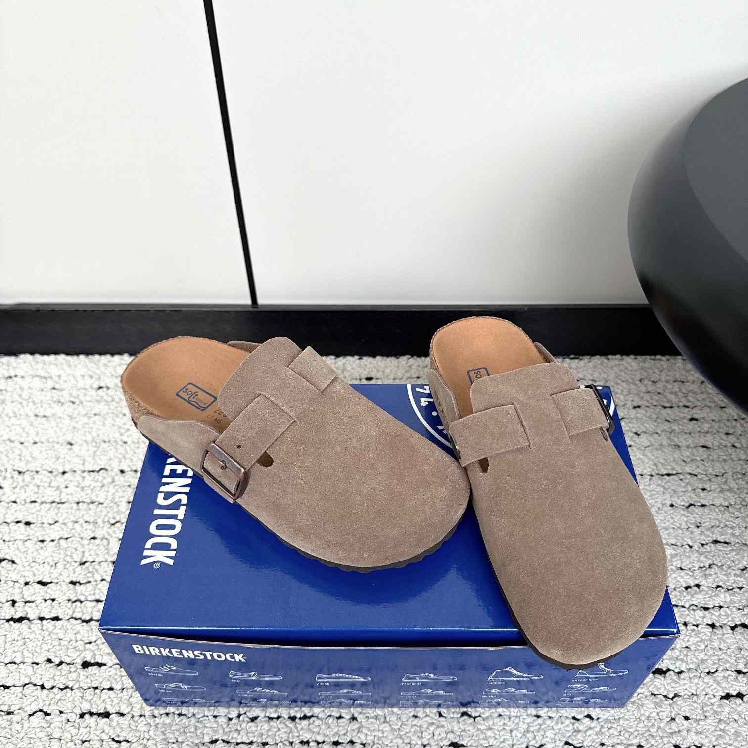 Birkenstock Boston Soft Footbed Suede Leather - FashionPlug