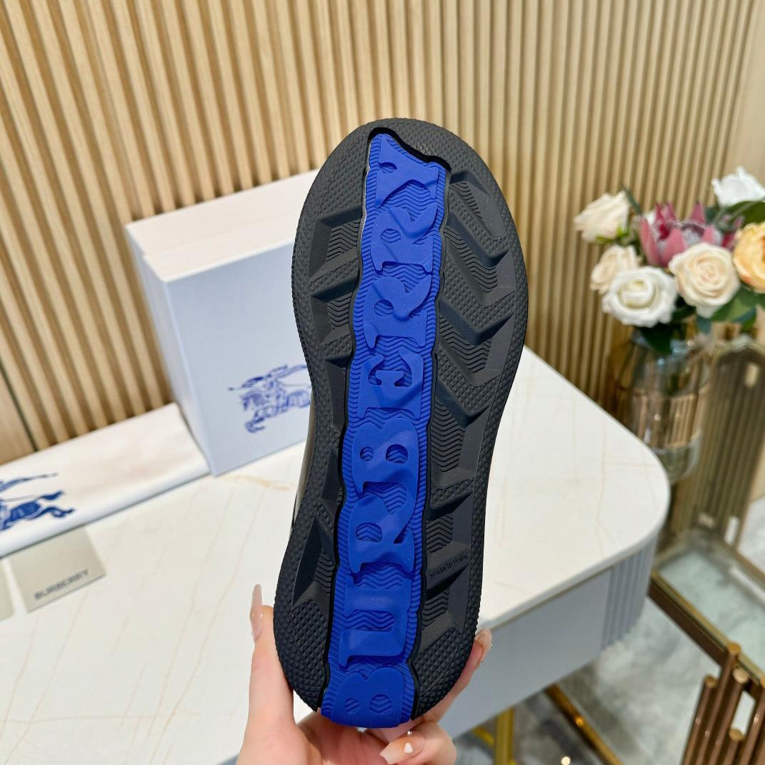 Burberry Leather Terrace Sneakers - FashionPlug