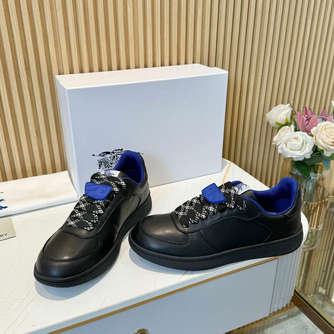 Burberry Leather Terrace Sneakers - FashionPlug