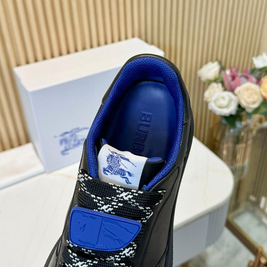Burberry Leather Terrace Sneakers - FashionPlug