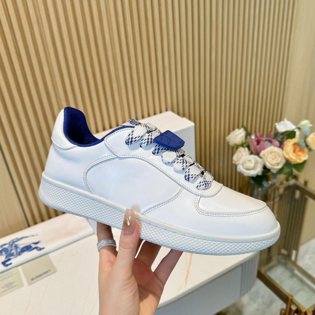 Burberry Leather Terrace Sneakers - FashionPlug