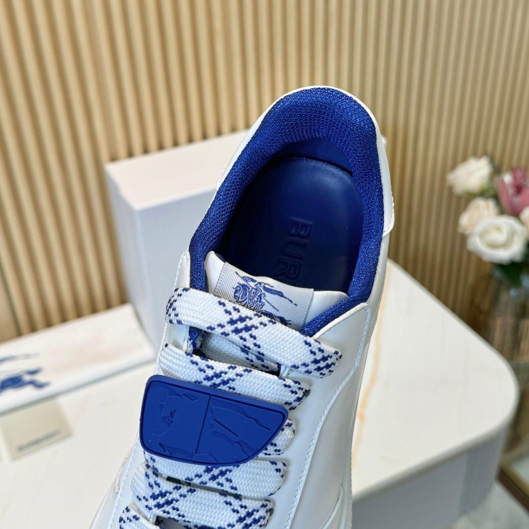 Burberry Leather Terrace Sneakers - FashionPlug