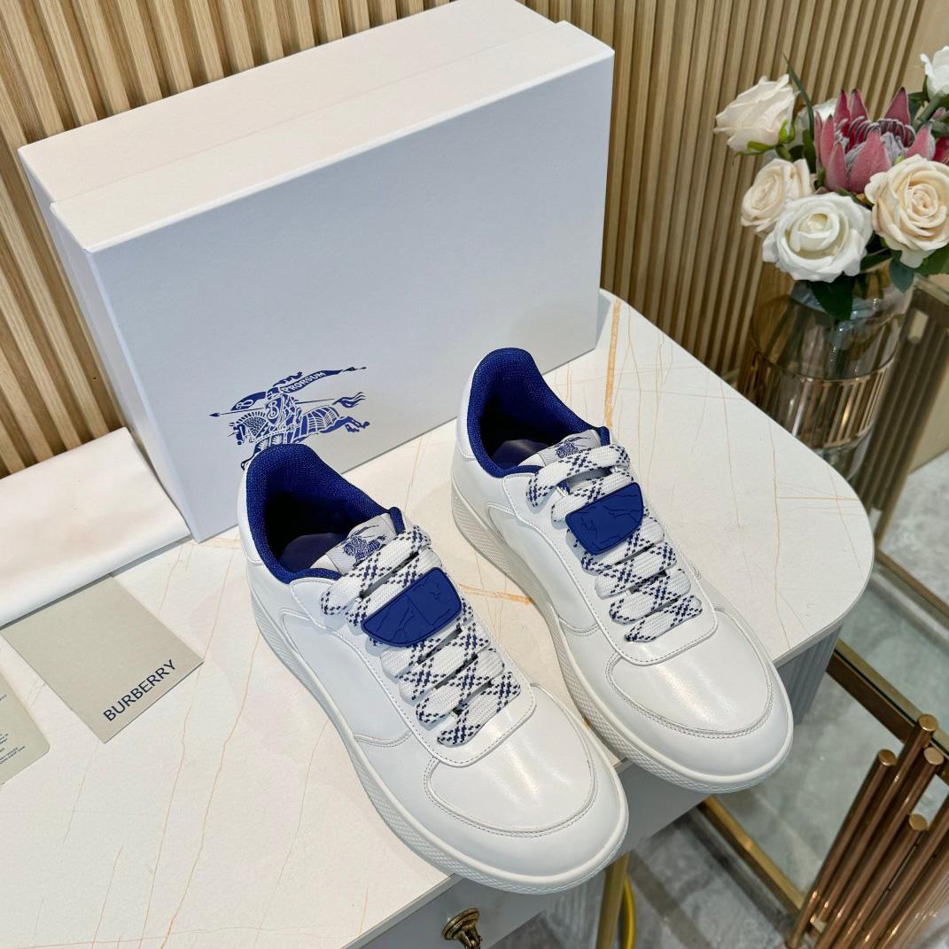 Burberry Leather Terrace Sneakers - FashionPlug
