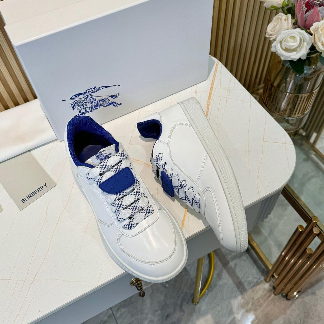 Burberry Leather Terrace Sneakers - FashionPlug