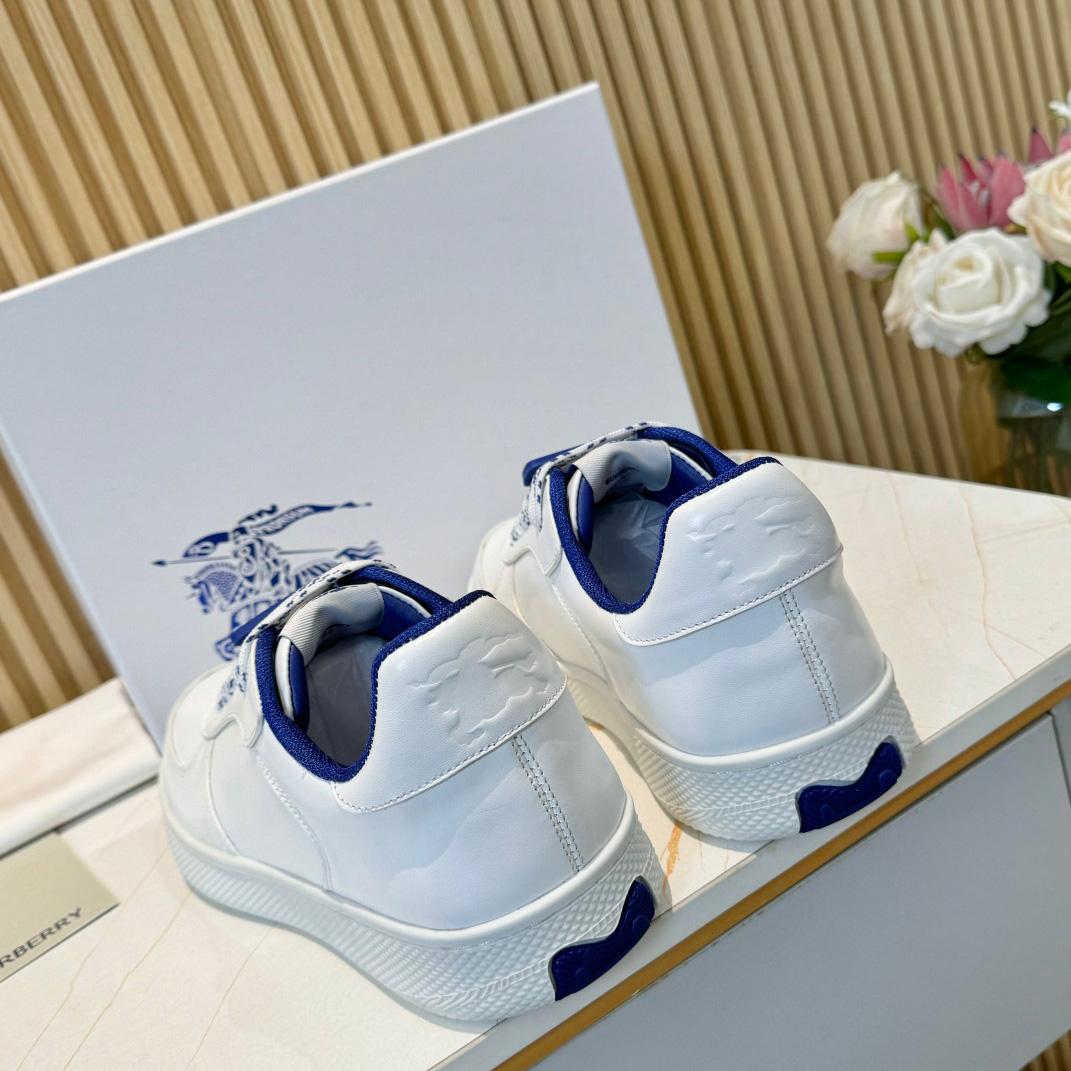 Burberry Leather Terrace Sneakers - FashionPlug