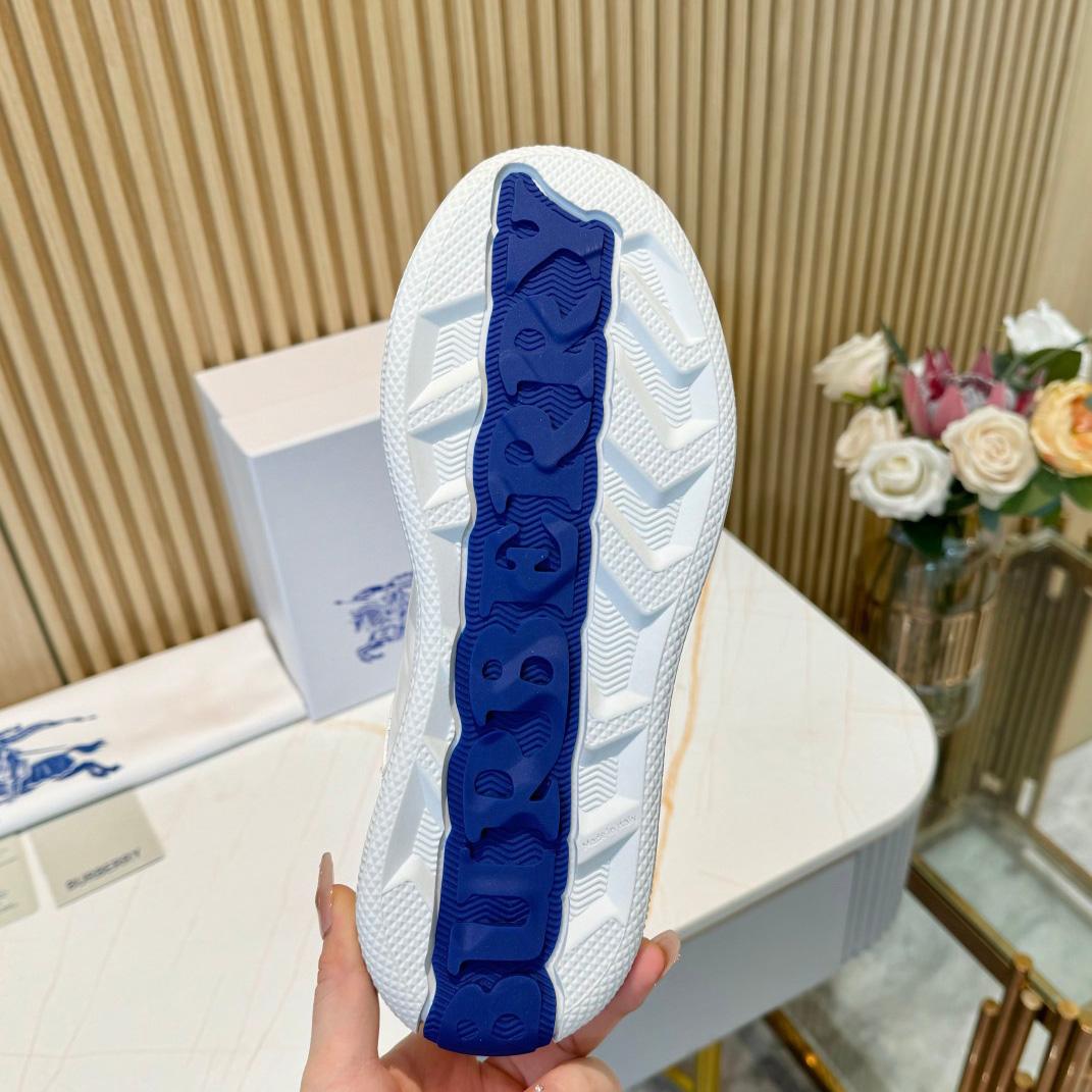 Burberry Leather Terrace Sneakers - FashionPlug
