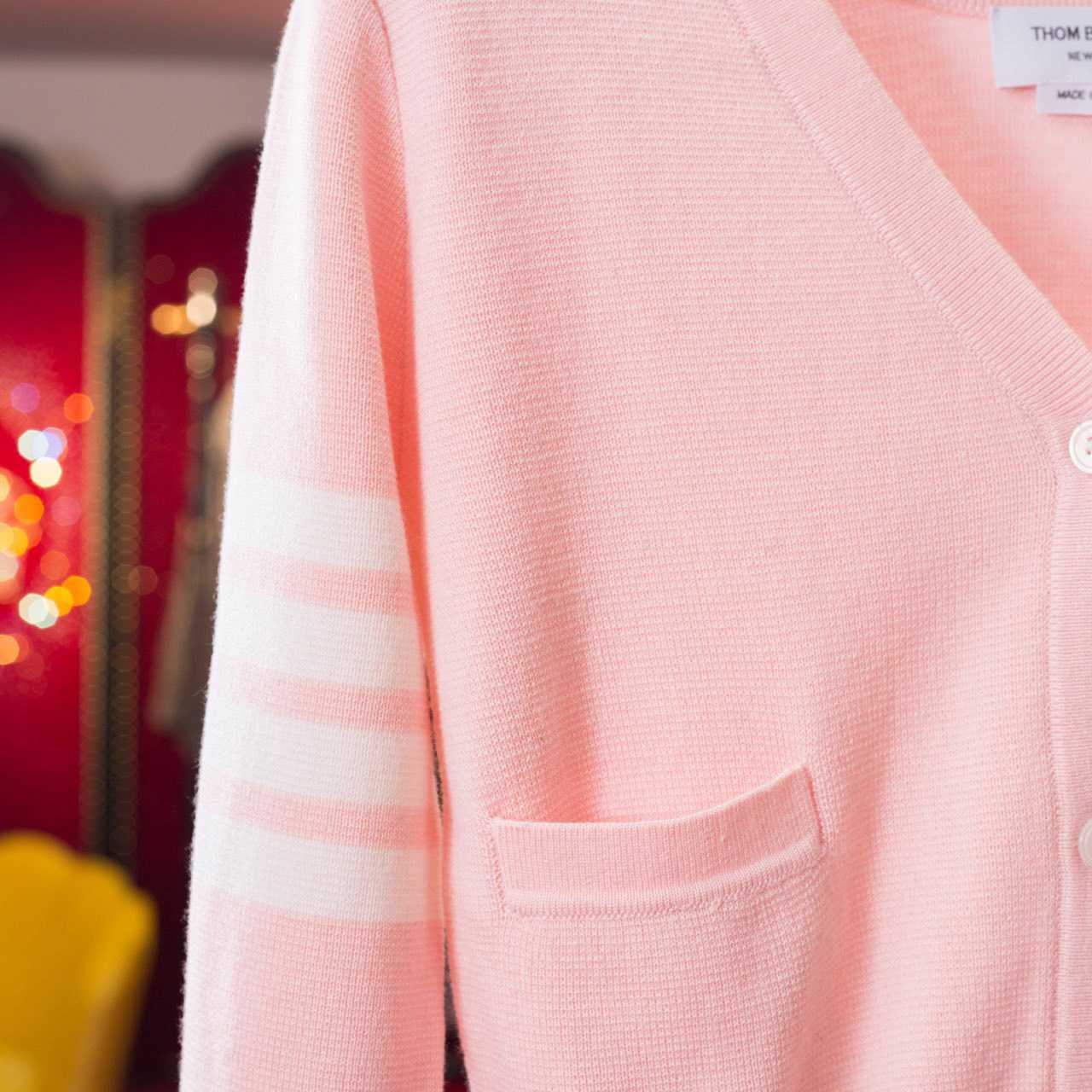 Thom Browne 4-Bar Oversize Wool Cardigan - FashionPlug