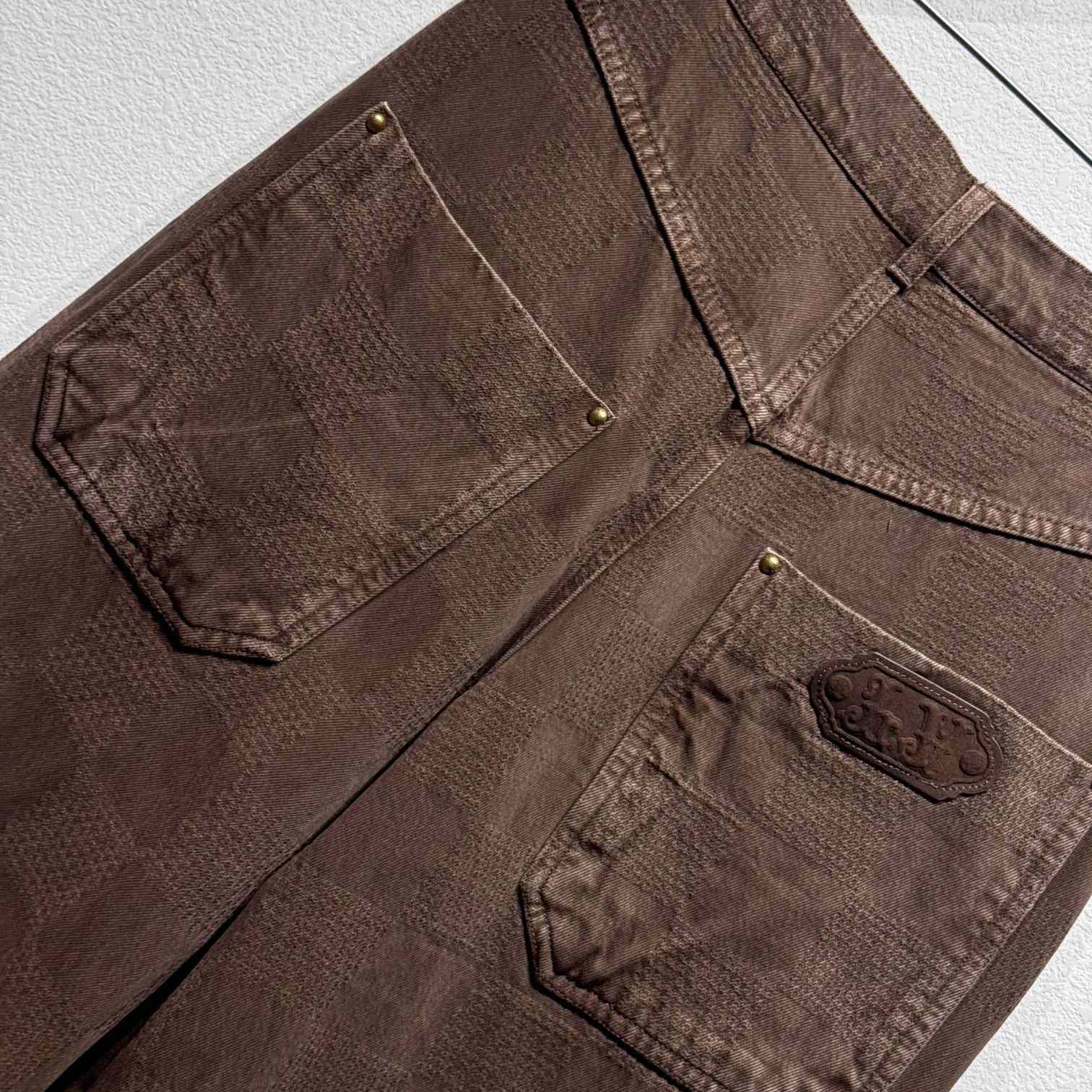 Louis Vuitton Damier Workwear Denim Pants   1AFX42 - FashionPlug