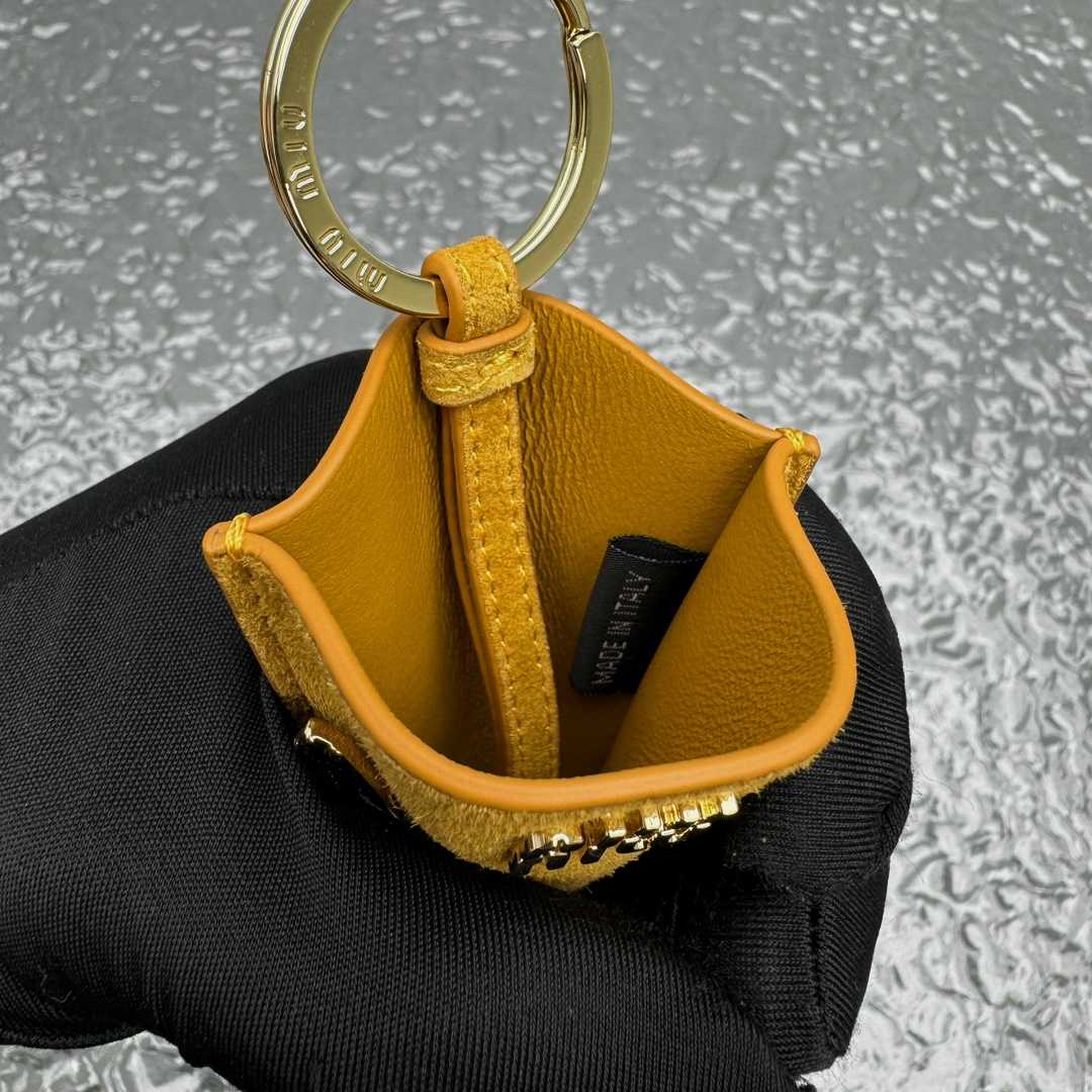 Miu Miu Logo-lettering Leather Trick - FashionPlug