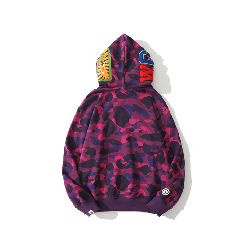 Bape Shark Full Zip Hoodie - FashionPlug
