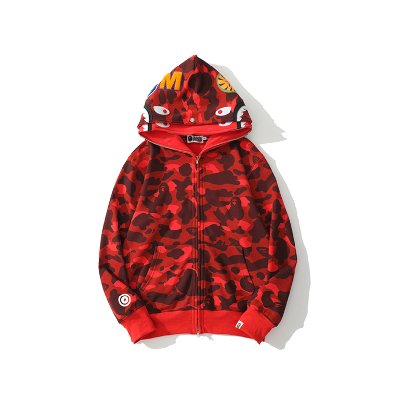 Bape Shark Full Zip Hoodie - FashionPlug