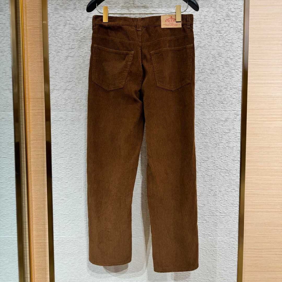 Prada Baggy Corduroy Pants - FashionPlug