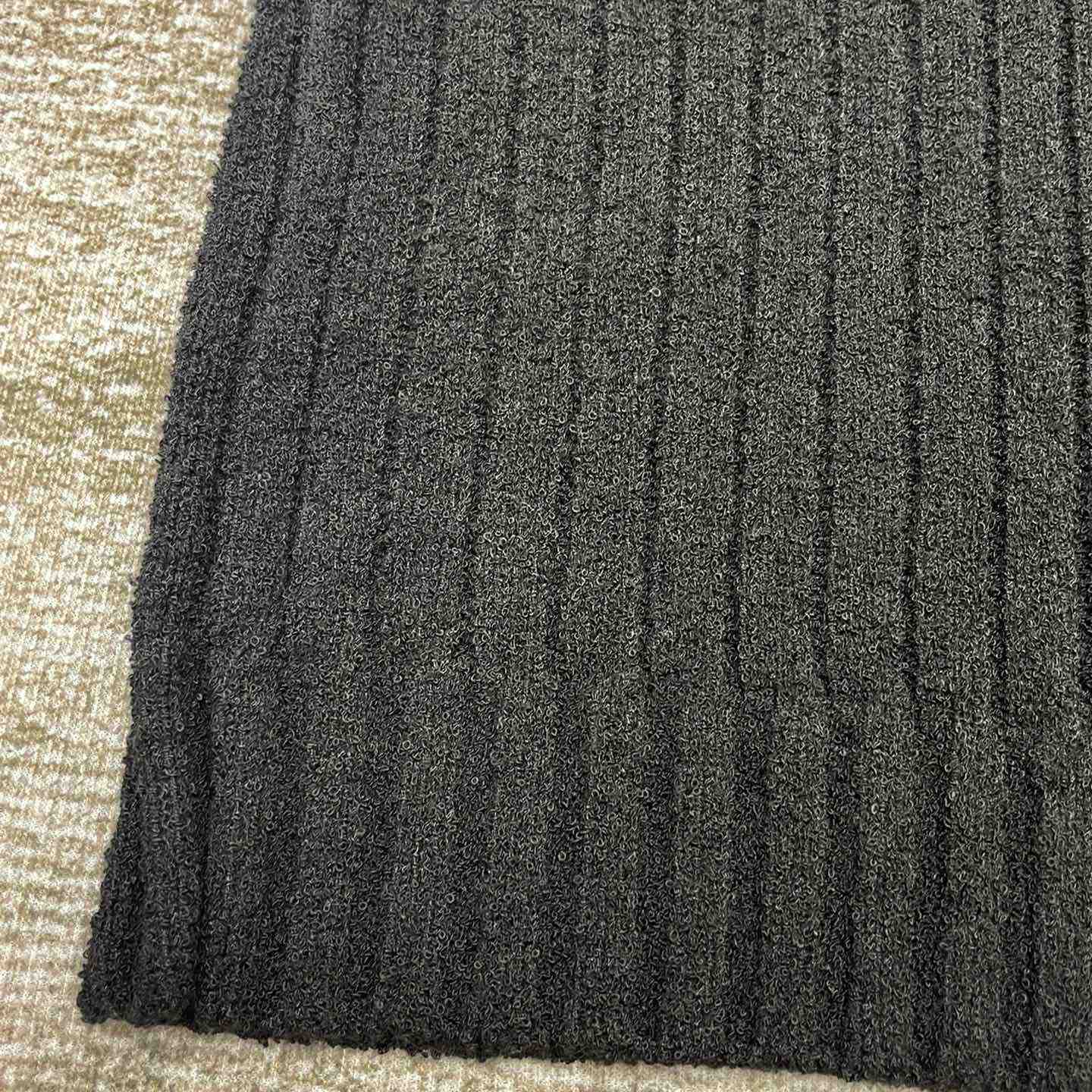 Casablanca  Ribbed Bouclé Cotton-Blend Polo Shirt   D0066 - FashionPlug