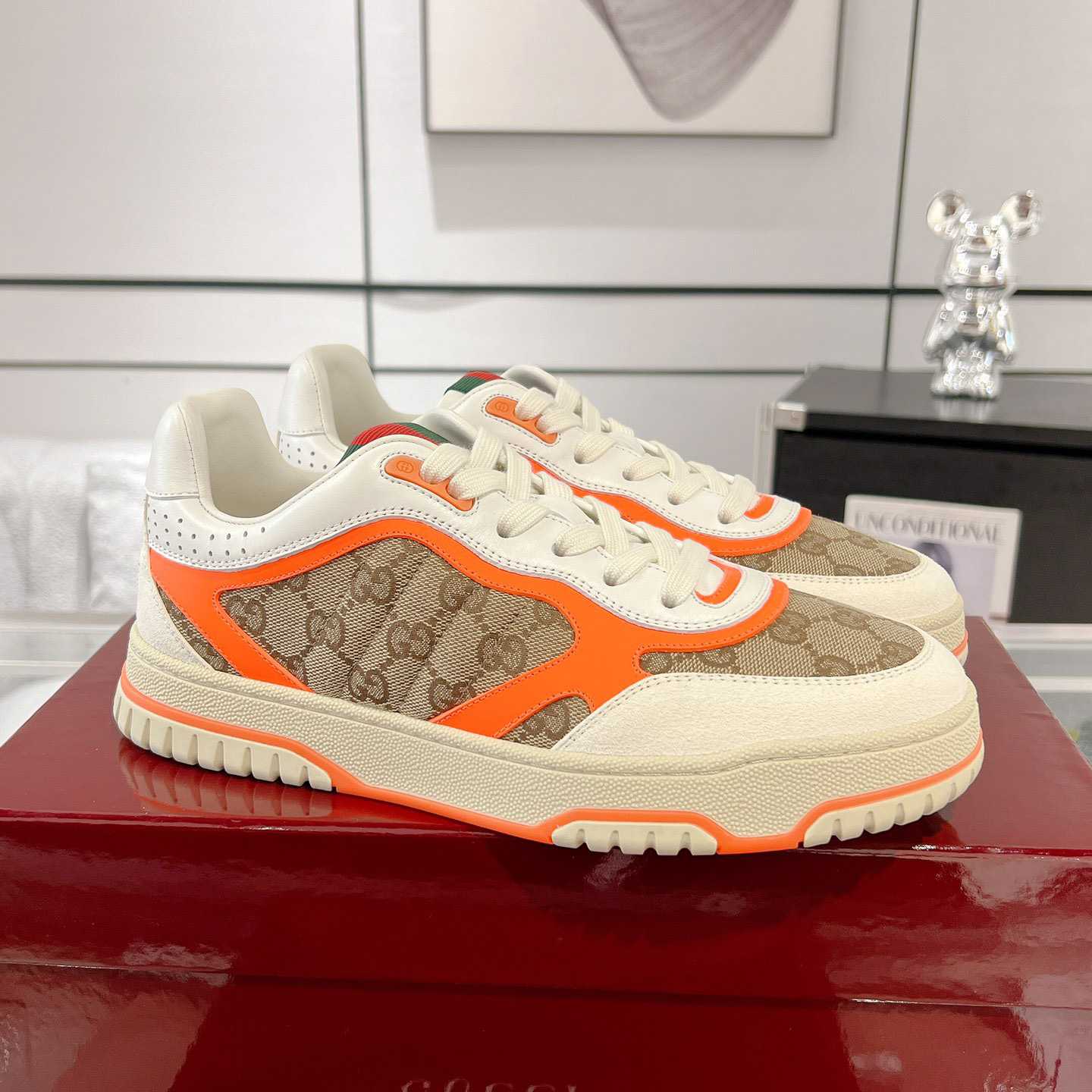 Gucci Re-Web Sneakers - FashionPlug