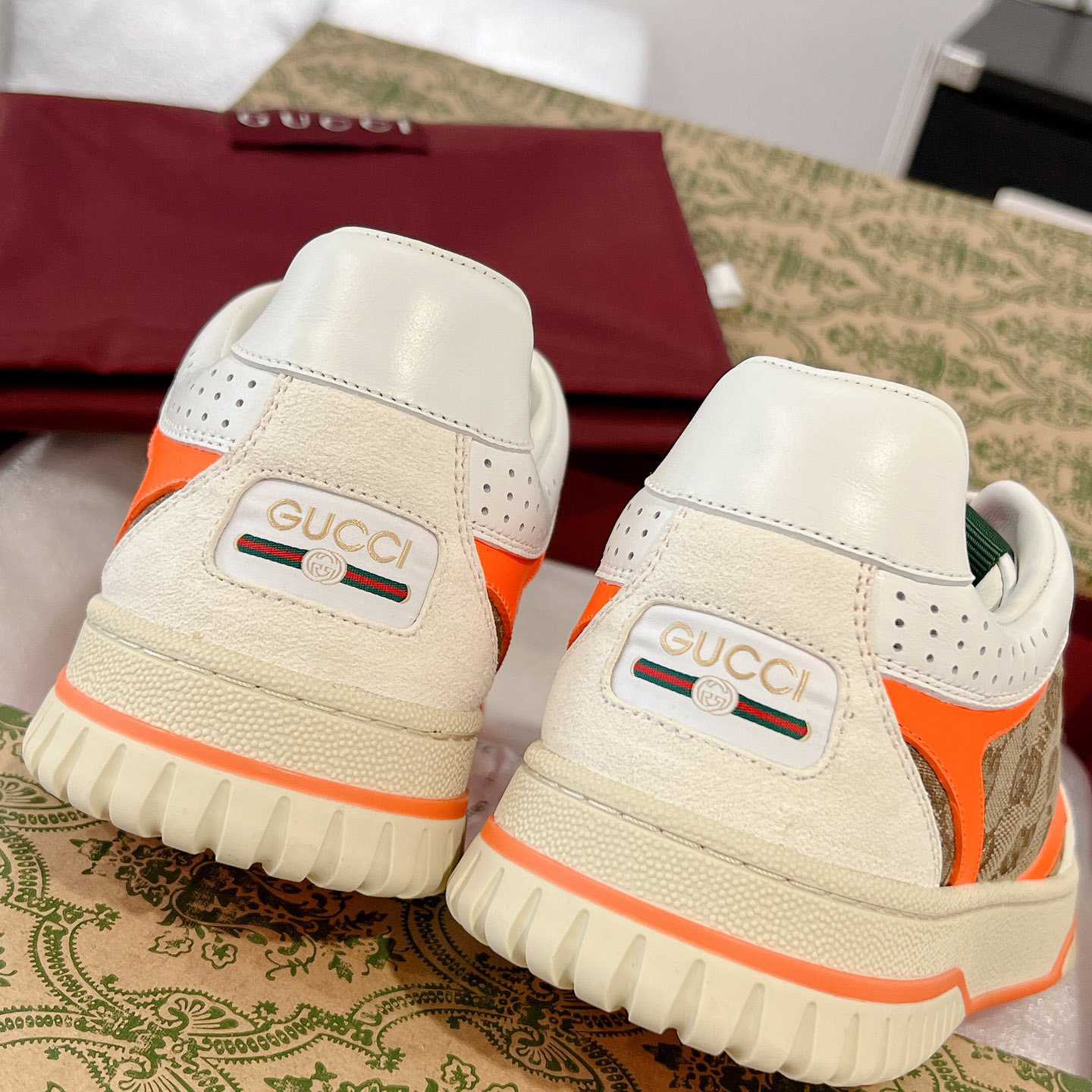 Gucci Re-Web Sneakers - FashionPlug