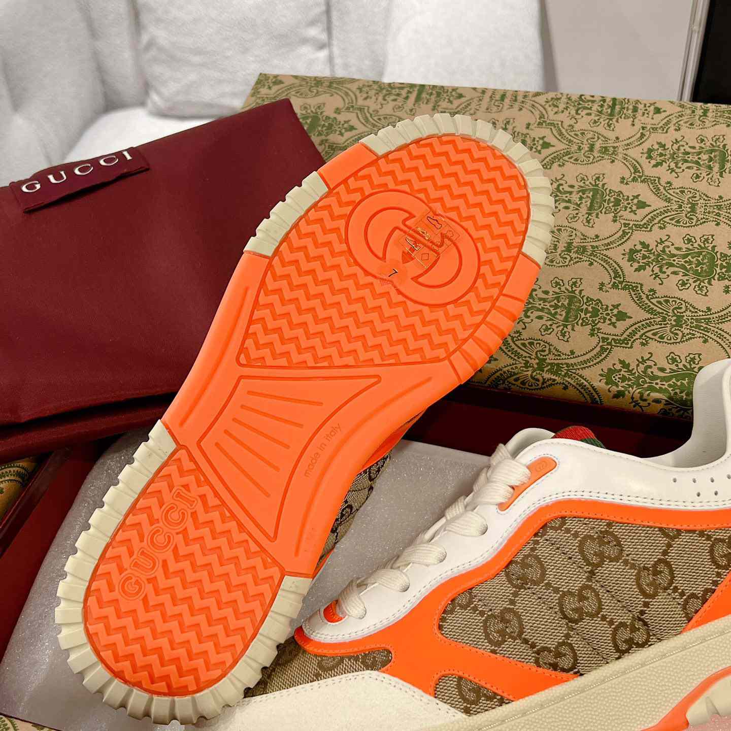 Gucci Re-Web Sneakers - FashionPlug