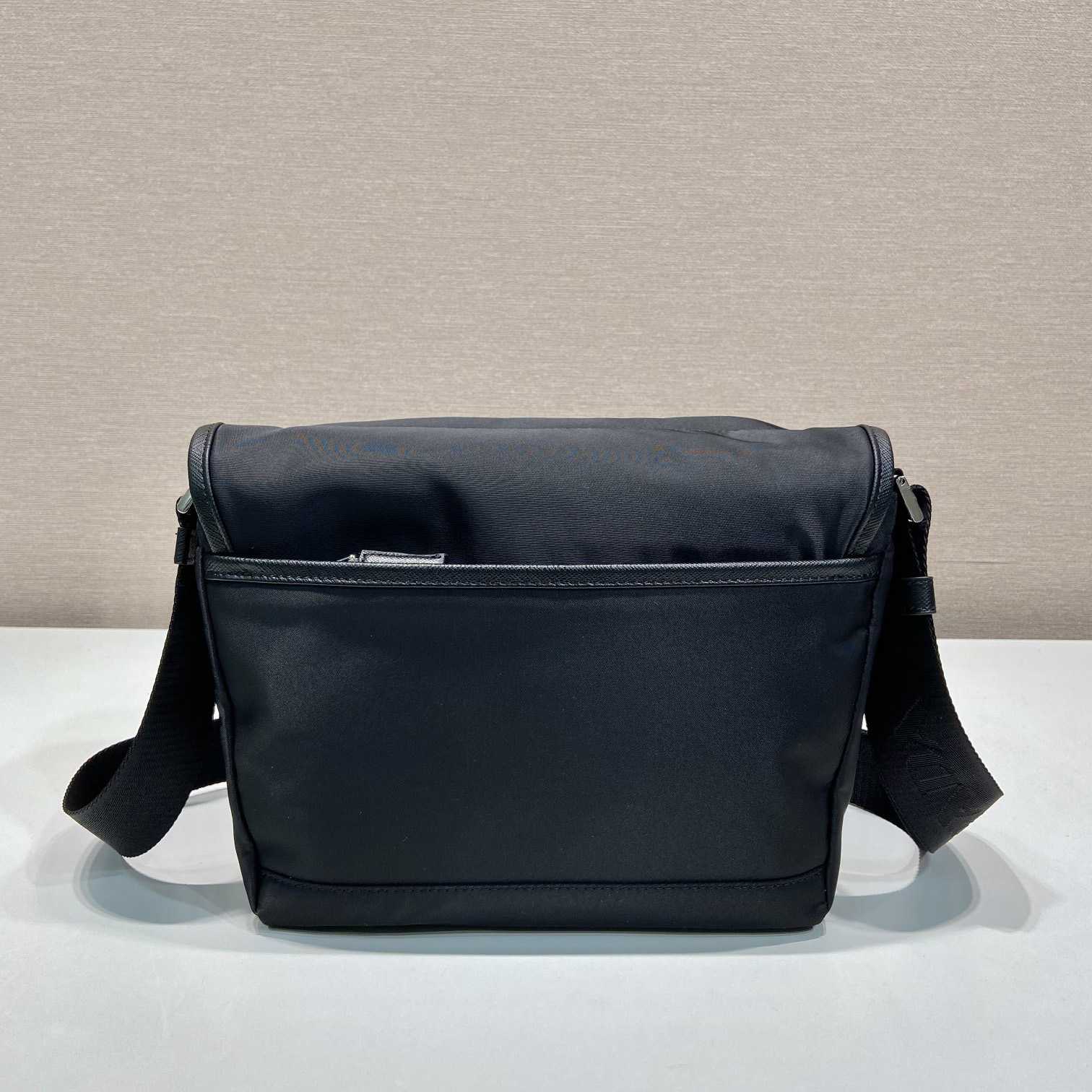 Prada Re-Nylon And Saffiano Leather Shoulder Bag - FashionPlug