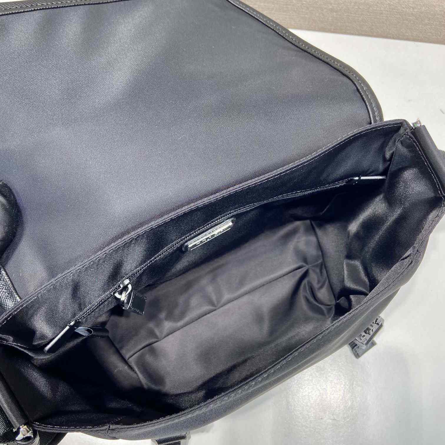 Prada Re-Nylon And Saffiano Leather Shoulder Bag - FashionPlug