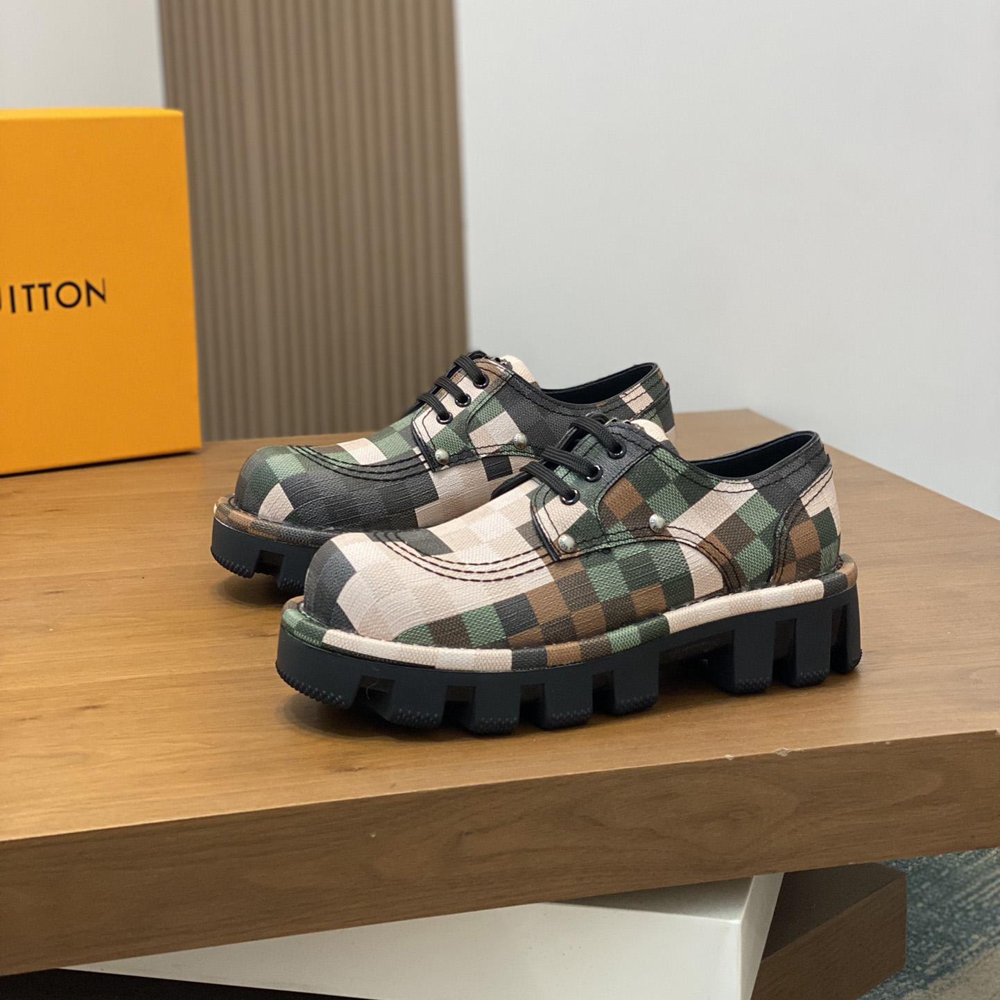 Louis Vuitton LV Checker Derby  1ACNFE - FashionPlug