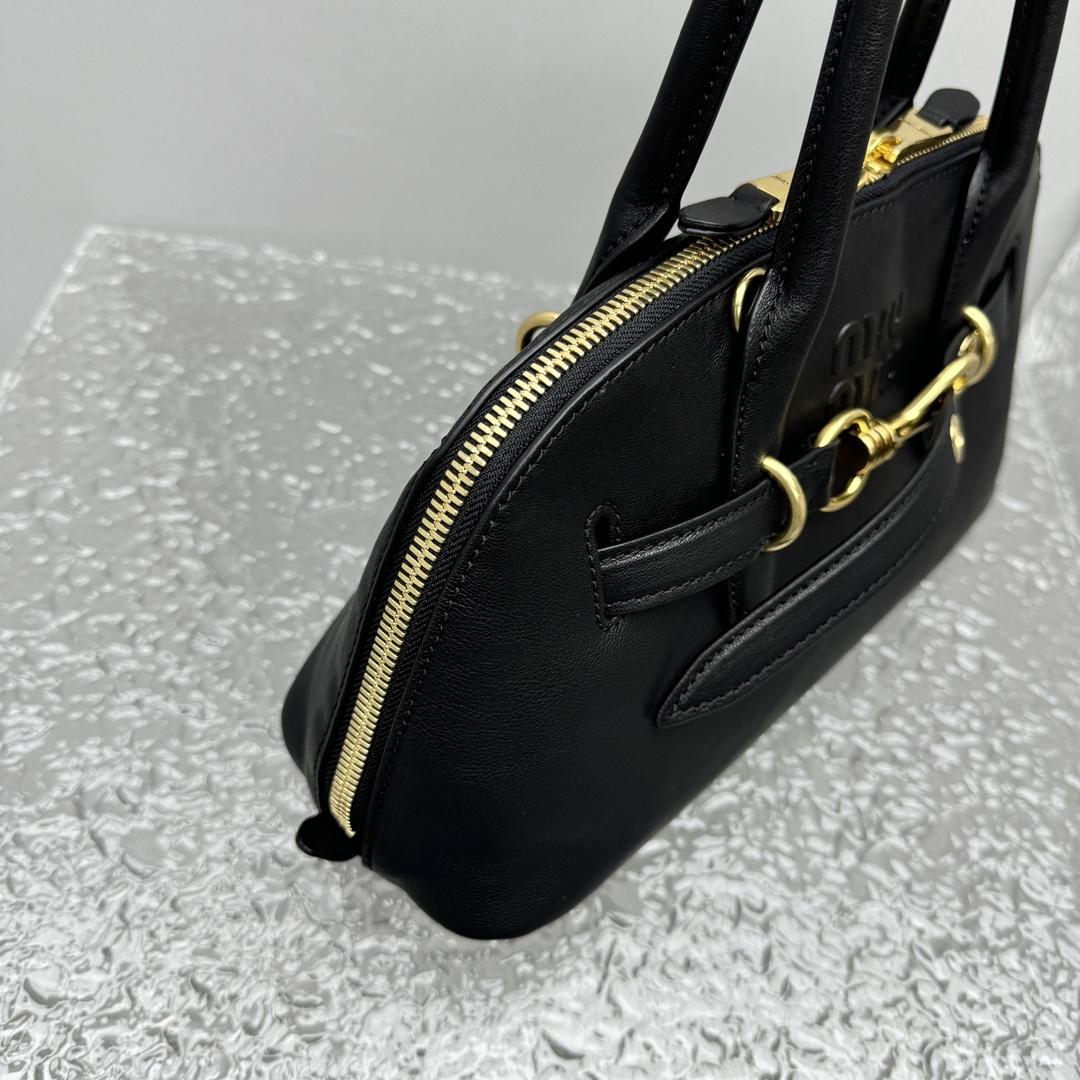 Miu Miu Aventure Nappa Leather Top-handle Bag - FashionPlug