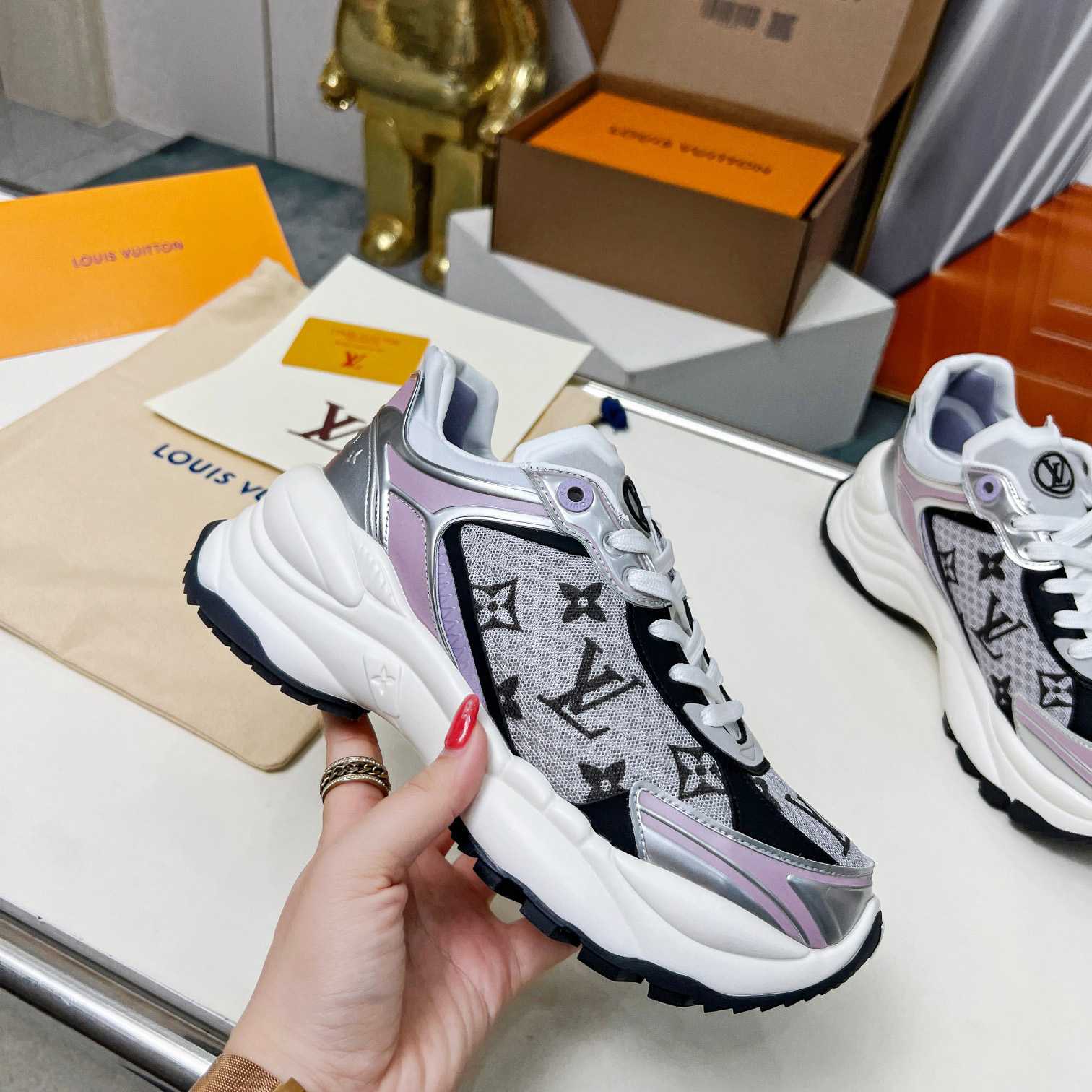 Louis Vuitton Run 55 Sneaker        1AD2PF - FashionPlug