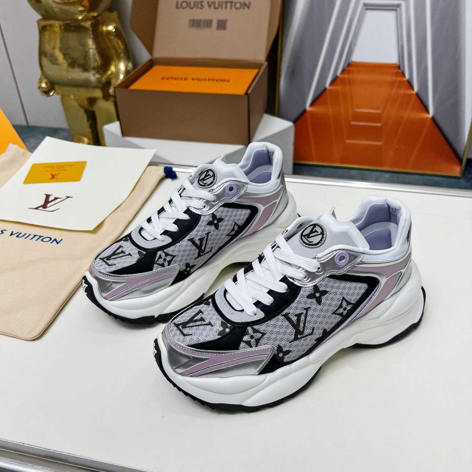 Louis Vuitton Run 55 Sneaker        1AD2PF - FashionPlug
